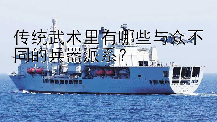 传统武术里有哪些与众不同的兵器派系？